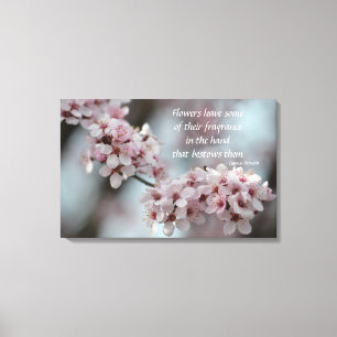 Toile Fleurs de cerisier florales