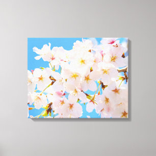 Toile Fleurs de cerisiers au printemps