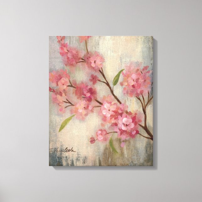 Toile Fleurs de cerisiers et succursale (Recto)