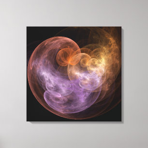 Toile Fleurs de l'espace