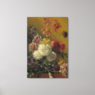 Toile Fleurs de maître hollandais antique Georgius van O