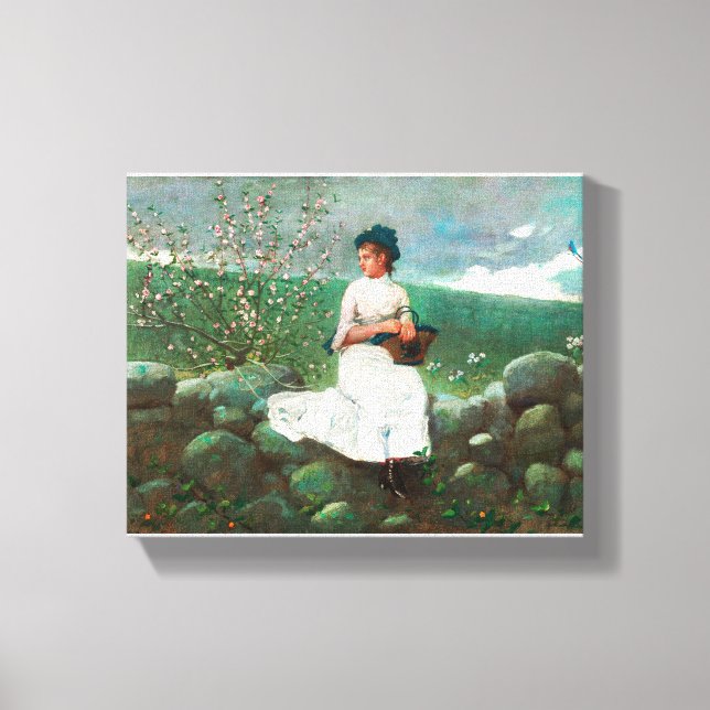 Toile Fleurs de pêcher (1878) (Recto)