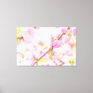 Toile Fleurs de sakura roses - Fleur de cerisier japonai