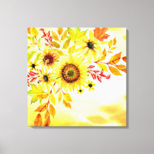 Toile Fleurs de soleil