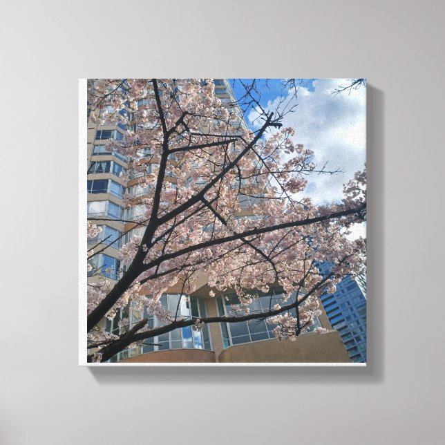 Toile Fleurs de ville (Recto)