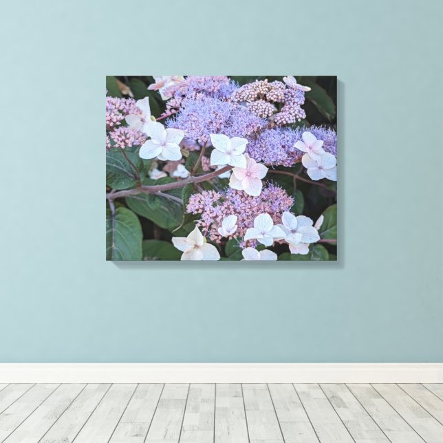 Toile Fleurs d'Hydrangea Aspera Floral (Insitu (Plancher de Bois))