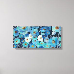 Toile Fleurs d'indigo