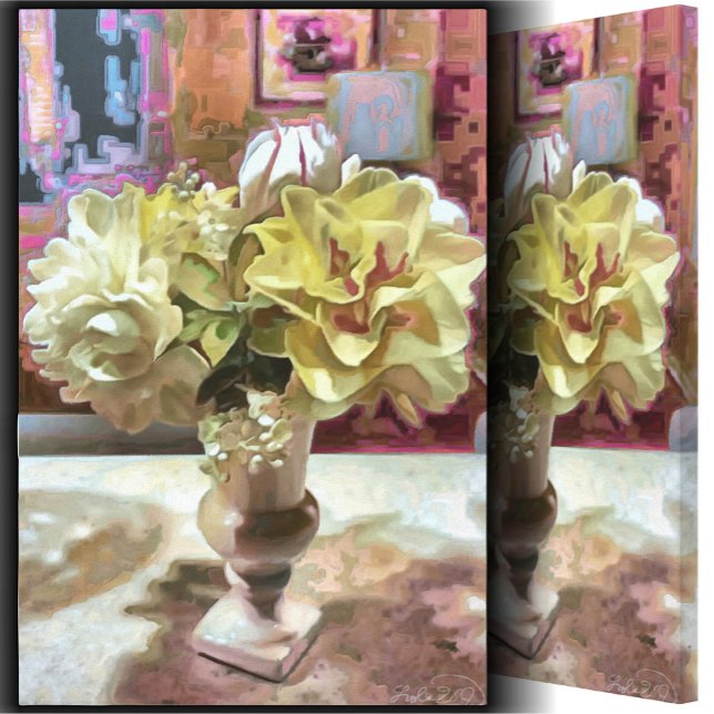 Toile Fleurs du premier printemps PCM1 Art (Créateur téléchargé)