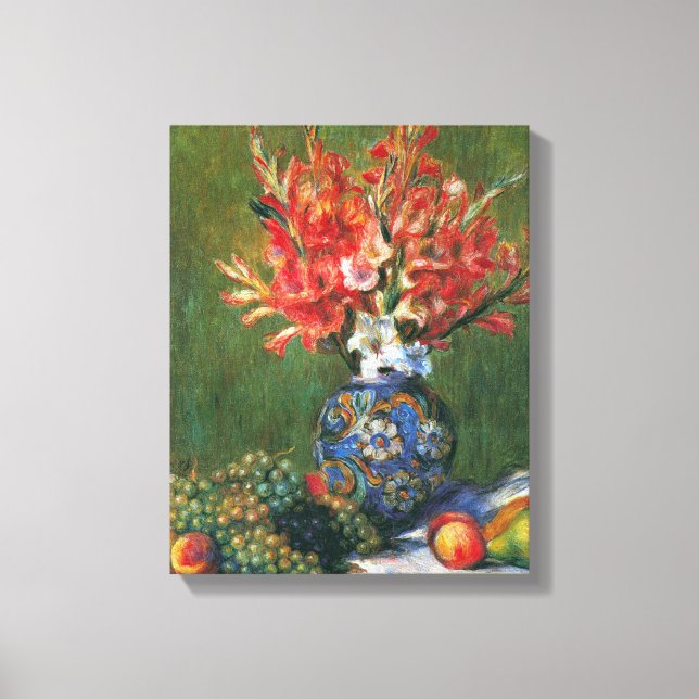 Toile Fleurs et fruits de Pierre Renoir (Recto)