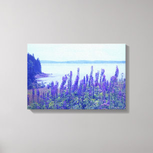 Toile Fleurs Fleurs sauvages du Maine Lupine