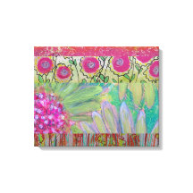 Fleurs roses Abstraites