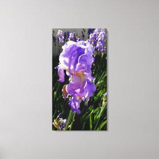 Toile Fleurs Violettes