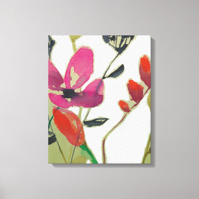 Toile Fleurs vives I (Recto)