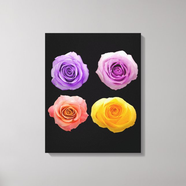 Toile Fleurs | Zazzle_Growshop. (Recto)
