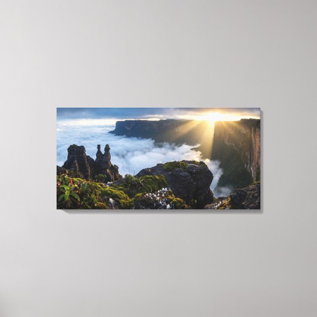 Toile Floating Island Mount Roraima - Moody Prehistoric  (Recto)