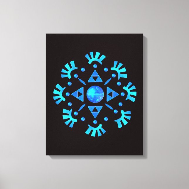 Toile Flocon de cristal (Recto)