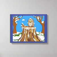 Flocon de neige au hibou