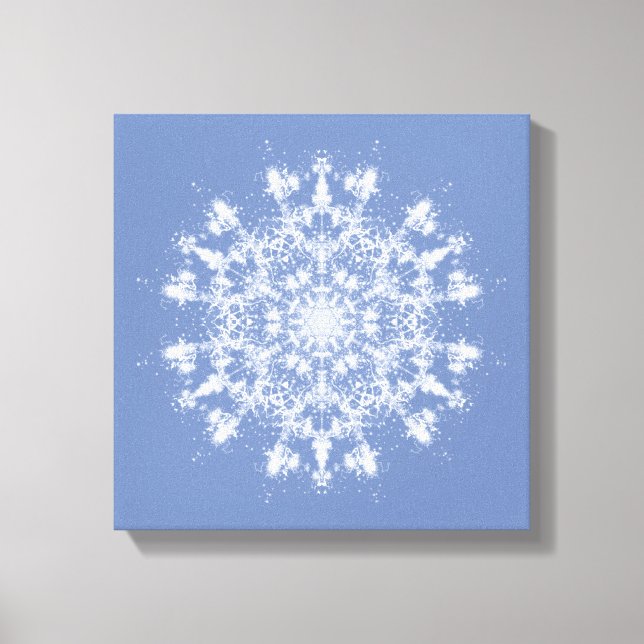 Toile Flocon de neige fractionné en dentelle Abstraite s (Recto)