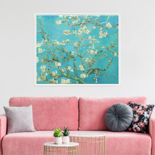 Toile Floraison d'amandier, Peinture à l'huile, Vincent