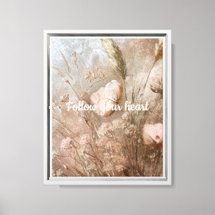 Toile Floral Boho Beige Chic Blush