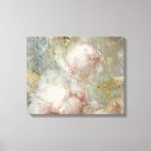 Toile Floral Rose victorien vintage aux accents or