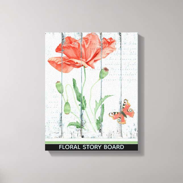 TOILE FLORAL STORY BOARD (Recto)