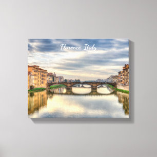 Toile Florence, Italie 35,5 cm x 28 cm, 3,8 cm, Unique