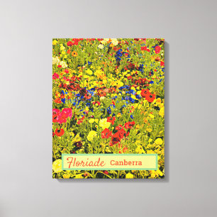 Toile Floriade Canberra Australie festival de fleurs pav