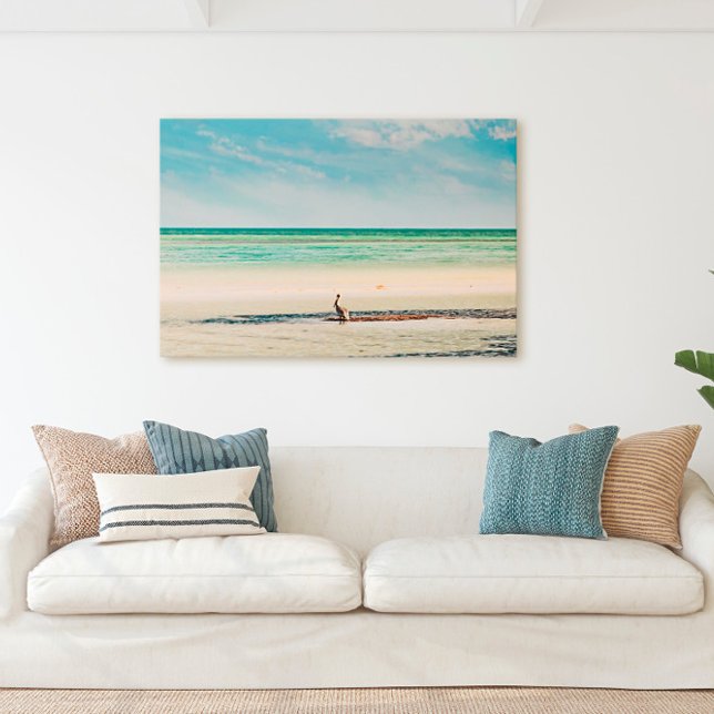 Toile Floride Keys Bahia Honda Pelican Beach Scène (Créateur téléchargé)