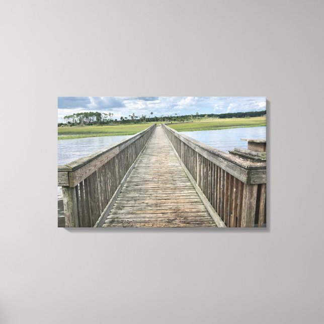 Toile Floride Palencia Dock Photo Canvas (Recto)