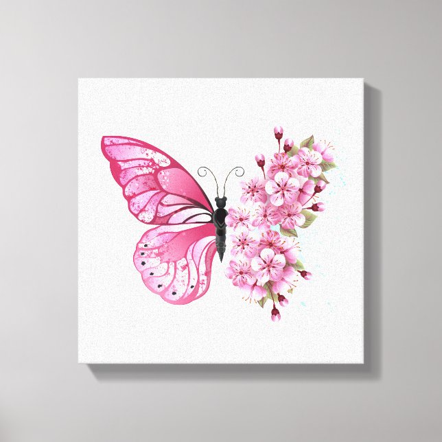 Toile Flower Butterfly (Recto)