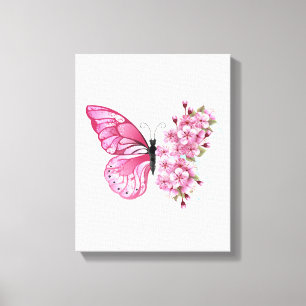 Toile Flower Butterfly