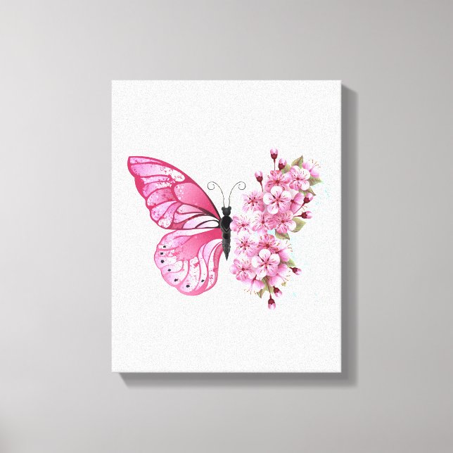 Toile Flower Butterfly (Recto)