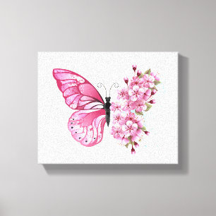 Toile Flower Butterfly