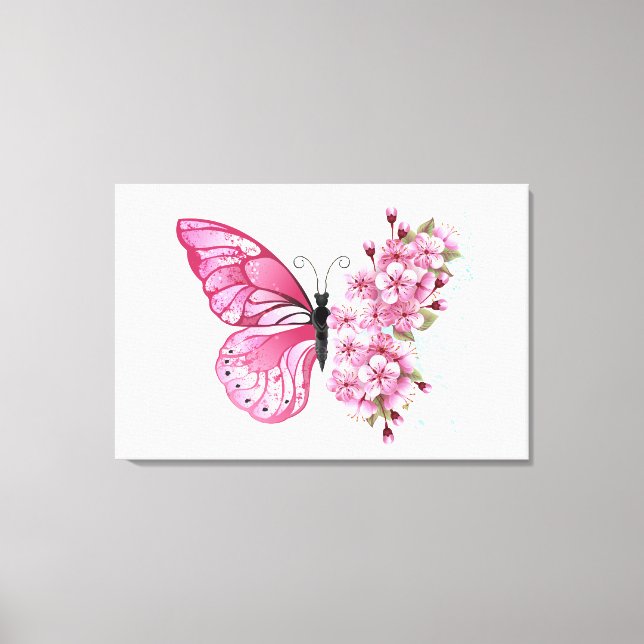 Toile Flower Butterfly (Recto)