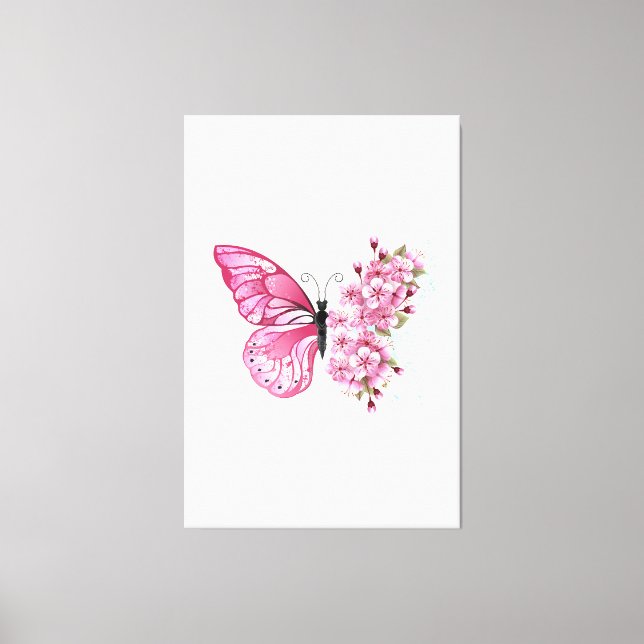 Toile Flower Butterfly (Recto)