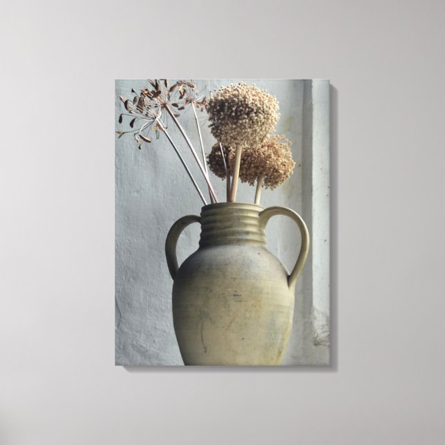 Toile Flowers | Dried Flower Vase (Recto)