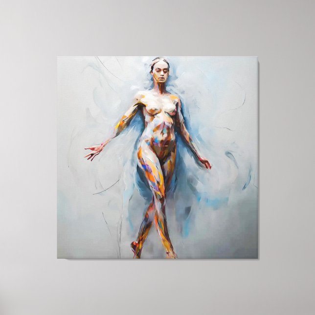 Toile Fluidité Abstraite (Recto)