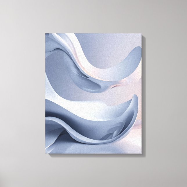 Toile Flux pastel brillant - Art numérique Abstrait pour (Recto)