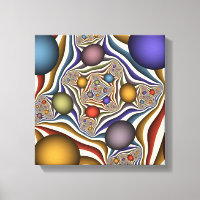 Flying Up, Colorful, Modern, Art Fractal Abstrait