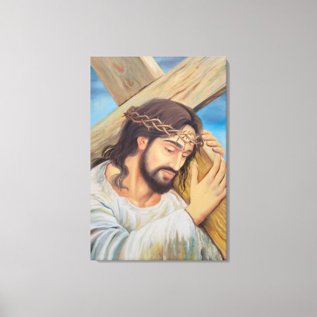 Toile Foi chrétienne Jésus Christ (Recto)