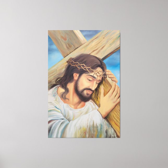 Toile Foi chrétienne Jésus Christ (Recto)