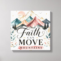 Toile Foi Qui Déplace Les Montagnes
