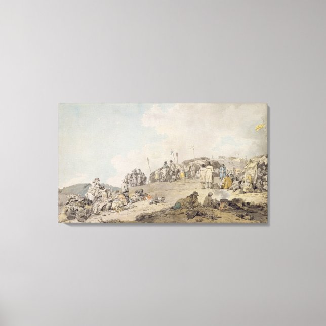 Toile Foire de Donnybrook, 1782 (stylo, encre et w/c sur (Recto)