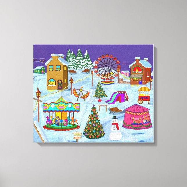 Toile Foire de Noël (Recto)