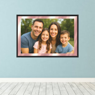 Toile Fond en or rose vierge Téléchargez votre propre ph