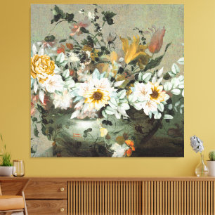 Toile Fond Floral Automnal Vintage