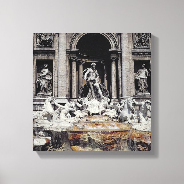 Toile Fontaine de Trevi, construite 1732-62 (Recto)