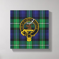 Forbes Scottish Crest et Tartan Canvas