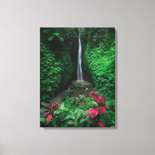 Toile Forêt   Cascades Leke Leke Waterfalls à Bali